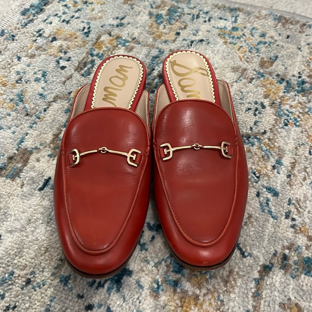 Red Sam Edelman mules
